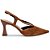 Scarpin Feminino Cecconello Couro Camurça Marrom - 2632001 - Imagem 1