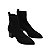Bota Feminina Jorge Bischoff Cano Baixo Knit Preta - J10795 - Imagem 2
