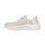 Tênis Feminino Skechers Go Walk Flex Grand Entry Bege - 1248 - Imagem 3
