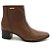 Bota Feminina Pegada Cano Baixo Couro Marrom Toffe - 280502 - Imagem 1