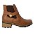 Bota Feminina Pegada Salto Bloco Marrom Terracota  - 2805 - Imagem 1