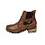 Bota Feminina Pegada Salto Bloco Marrom Terracota  - 2805 - Imagem 3