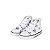 Tênis Infantil Converse All Star Chuck Taylor Mickey Side Zip Hi Branco - CK1331 - Imagem 3