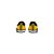 Tênis Infantil Converse All star 2V Amarelo - CK1232 - Imagem 3