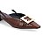Sapatilha Feminina Luz da Lua Slingback Marrom - 8080 - Imagem 4
