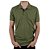 Camisa Polo Masculina Ogochi Slim Piquet Verde - 0075 - Imagem 5