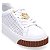 Tênis Feminino Luz da Lua Casual Couro Branco Bianco - 8014 - Imagem 4