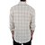 Camisa Social Masculina Ogochi ML Xadrez Slim Bege - 0015 - Imagem 4