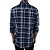 Camisa Social Masculina Ogochi ML Xadrez Slim Marinho - 0015 - Imagem 4