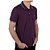 Camisa Polo Masculina Docthos Slim Piquet Bordô - 1190 - Imagem 2