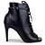 Bota Feminina Carrano Open Crocodile Preta - 882001 - Imagem 1