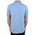 Camisa Polo Masculina Ogochi Piquet Casual Slim Azul - 00748 - Imagem 3
