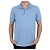 Camisa Polo Masculina Ogochi Piquet Casual Slim Azul - 00748 - Imagem 5