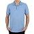 Camisa Polo Masculina Ogochi Piquet Casual Slim Azul - 00748 - Imagem 1