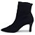 Bota Feminina Giulia Domna Cano Baixo knit Preta - 593 - Imagem 3