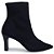 Bota Feminina Giulia Domna Cano Baixo knit Preta - 593 - Imagem 1