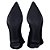 Bota Feminina Giulia Domna Cano Baixo knit Preta - 593 - Imagem 5