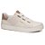 Tênis Feminino Pegada Casual Couro Bege - 2190 - Imagem 1