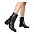 Bota Feminina Carrano Timeless Salto Bloco Couro Preta 62600 - Imagem 4