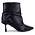 Bota Feminina Cecconello Cano Baixo Couro Preta - 2631 - Imagem 1