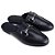 Mule Feminino Santa Lolla Couro Preto - 079F - Imagem 2