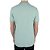 Camisa Polo Masculina Ogochi Slim Piquet Verde Claro - 0074 - Imagem 3