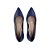 Scarpin Feminino Dakota Salto Bloco Azul Noite - G5181 - Imagem 4