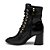 Bota Feminina Tanara Cano Baixo Preta - T8923 - Imagem 3