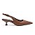 Scarpin Feminino Santa Lolla Salto Baixo Marrom - 06F2 - Imagem 1