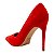 Scarpin Feminino Santa Lolla Salto Alto Vermelho Caju - 0284 - Imagem 7