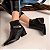 Bota Feminina Pegada Cano Baixo Preta - 2805 - Imagem 6