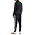Conjunto Agasalho Masculino Adidas Três Listras Preto - JI88 - Imagem 5