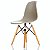 Conjunto Mesa Eiffel 90cm Branca + 4 Cadeiras DSW Eiffel Design Charles Eames Nude - Imagem 5