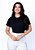 T-SHIRT FEMININA - BÁSICA - COR PRETO - Imagem 1