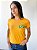 T-SHIRT FEMININA - BANDEIRA DO BRASIL - COR AMARELO - Imagem 1