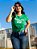 T-SHIRT FEMININA - BRASIL GIRL- COR VERDE COPA - Imagem 1