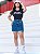 T-SHIRT FEMININA - ESTRELAS BRASIL - COR PRETO - Imagem 1