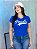 T-SHIRT FEMININA - BRASIL CORAÇÃO - COR AZUL ROYAL - Imagem 1