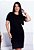 VESTIDO PREMIUM ALGODÃO - BÁSICO - COR PRETO - Imagem 1