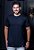 T-SHIRT MASCULINA - BASIC PREMIUM BORDADA - COR AZUL MARINHO - Imagem 2