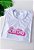 T-SHIRT FEMININA - BARBIE CONTORNO ROSA- COR BRANCO FEMININA - Imagem 6