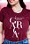 T-SHIRT FEMININA - GRAÇA - COR BORDO - Imagem 2