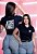 T-SHIRT FEMININA - JESUS CHRIST COROA - COR PRETO - Imagem 1