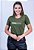 T-SHIRT FEMININA - JESUS CRISTO - COR VERDE FLORESTA - Imagem 1