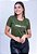 T-SHIRT FEMININA - JESUS CRISTO - COR VERDE FLORESTA - Imagem 3