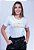 T-SHIRT FEMININA - LIVE SIMPLY - COR BRANCO - Imagem 3