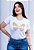 T-SHIRT FEMININA - DREAM BORBOLETA - COR BRANCO - Imagem 1