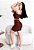 CONJUNTO DE SHORT FITNESS - MARROM - Imagem 4