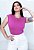 T-SHIRT MUSCLE - APLICAÇÃO DE PÉROLAS - COR ROSA NEFERTITI - Imagem 1