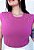 T-SHIRT MUSCLE - APLICAÇÃO DE PÉROLAS - COR ROSA NEFERTITI - Imagem 4